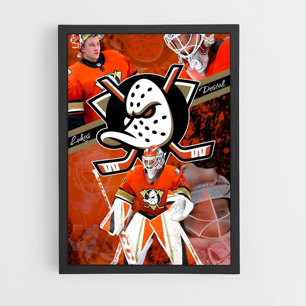 Poster Anaheim Flyers – affiche Hockey sur glace (vue 2)